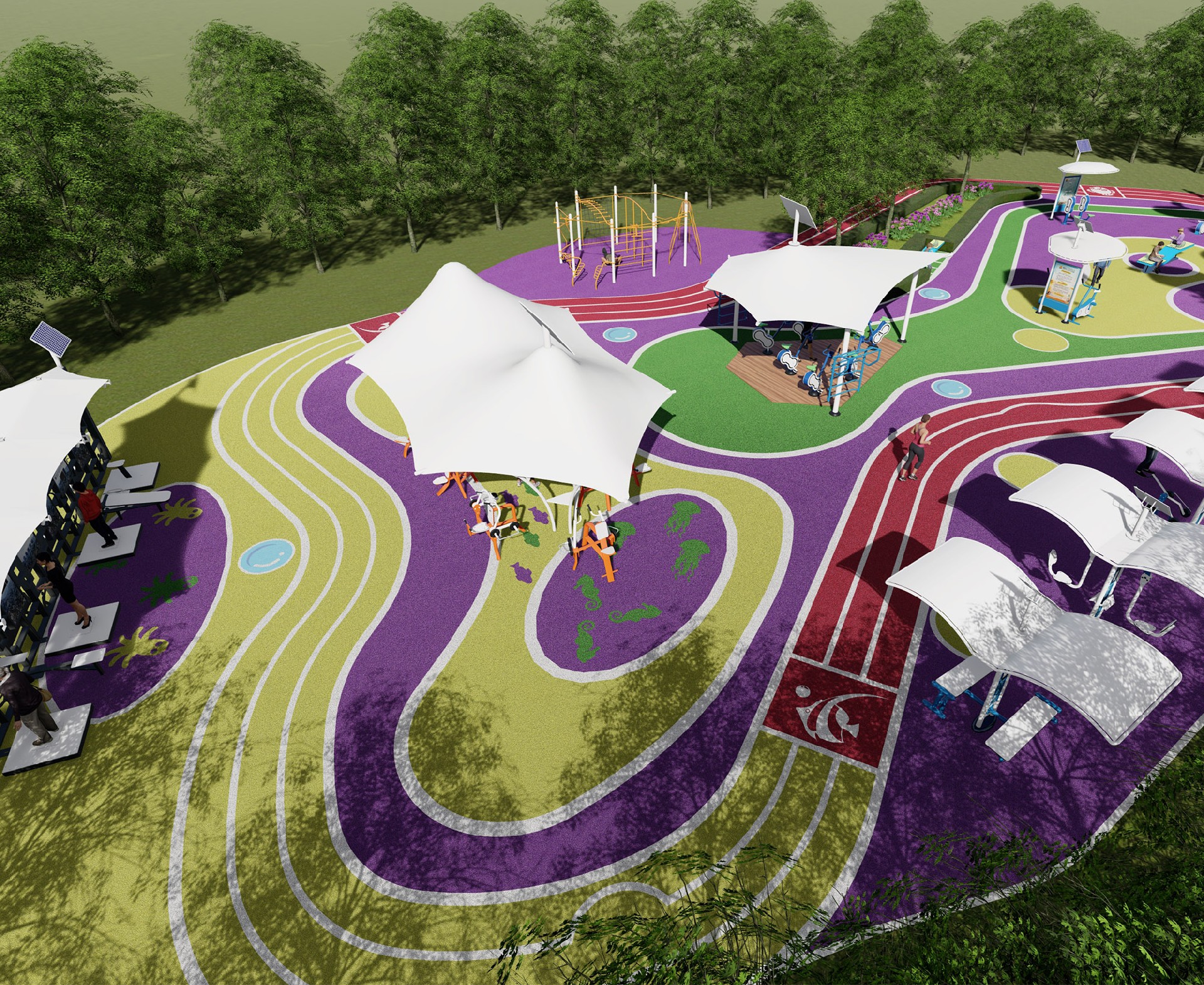 体育公园配置方案2(图3) 体育公园配置方案2(图3)