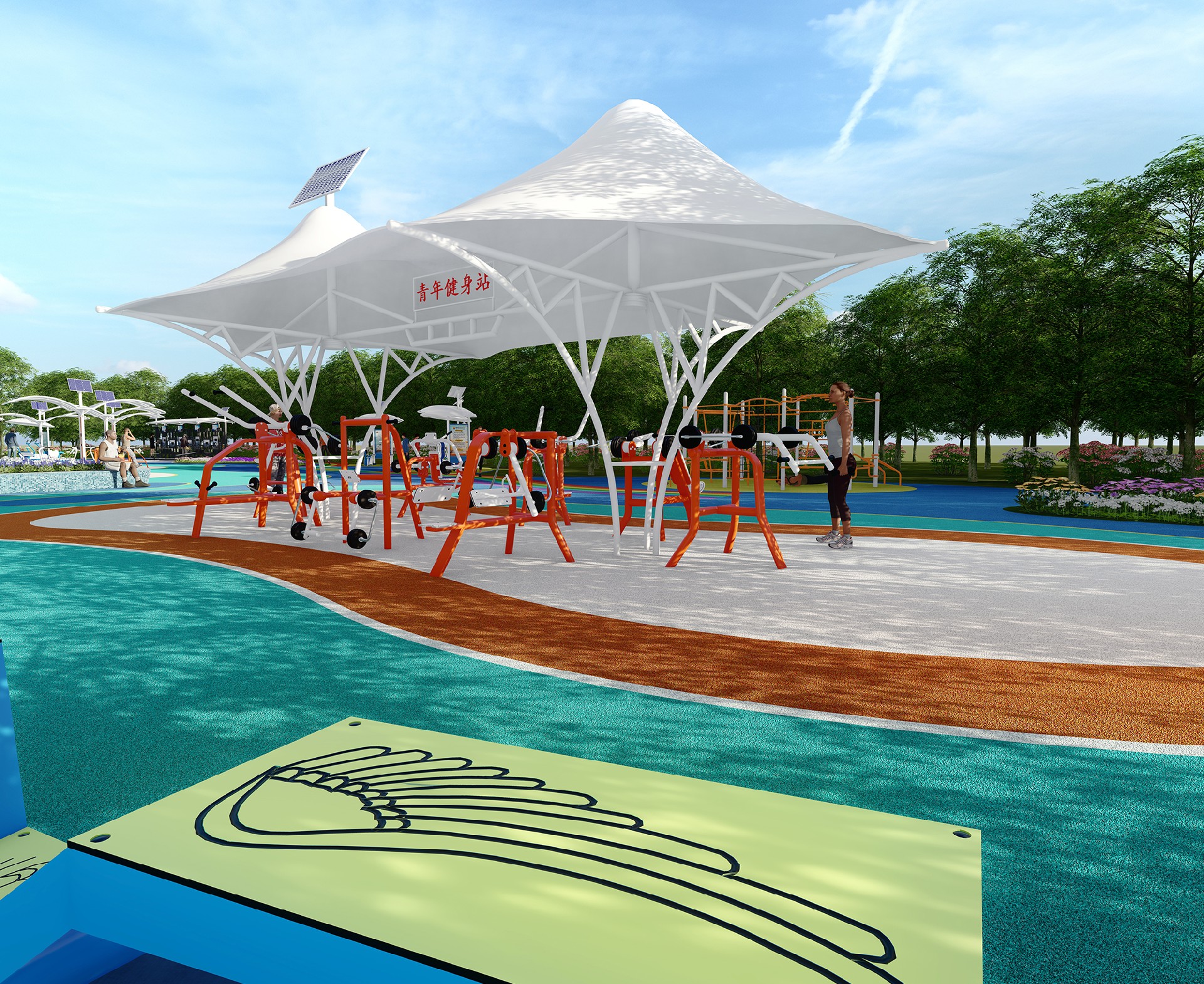体育公园配置方案3(图2) 体育公园配置方案3(图2)