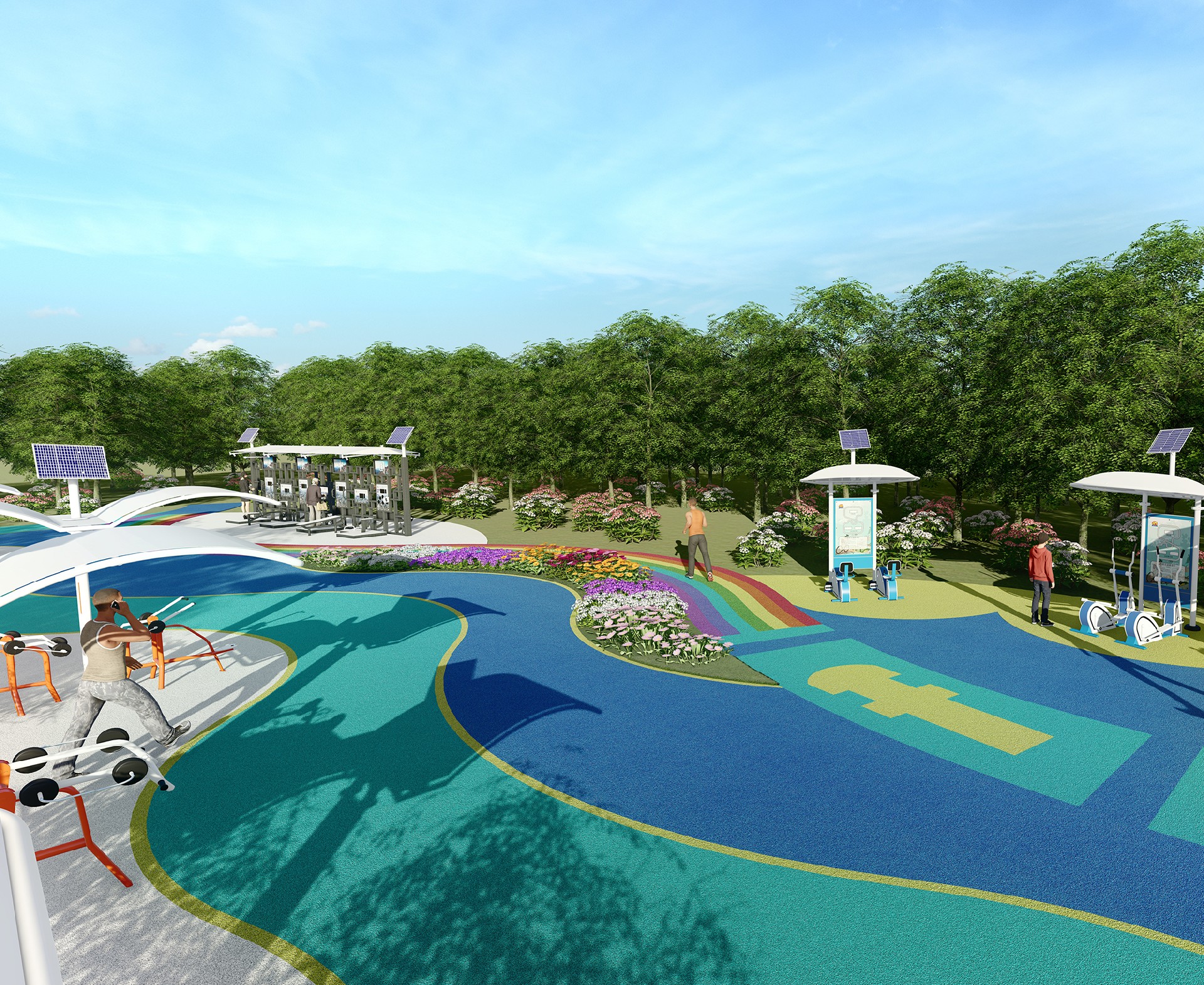 体育公园配置方案3(图3) 体育公园配置方案3(图3)